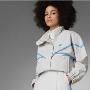 ISO Adidas Originals Blue Version Track Jacket Pearl Grey Pulse Blue HK7246